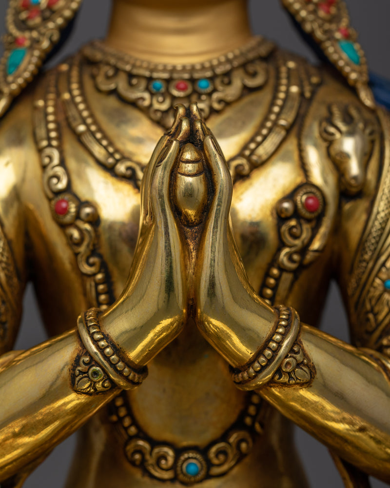 Chenrezig Handcrafted Graceful Statue | A Vision of Spiritual Elegance