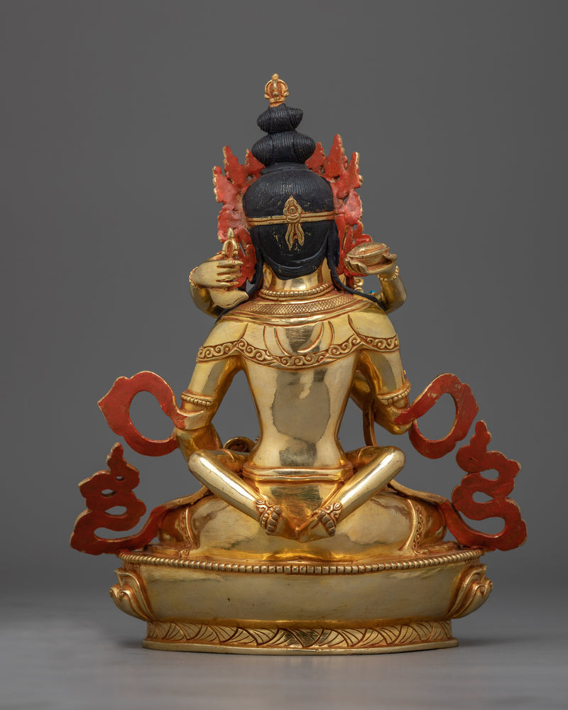 Vajrasattva with Consort Sacred Union Statue | Handcrafted Symbol of Enlightenment