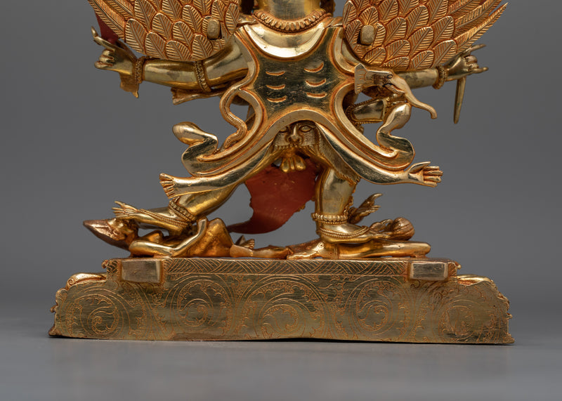 Hayagriva with His Consort Statue | Handcrafted Symbol of Protection and Power