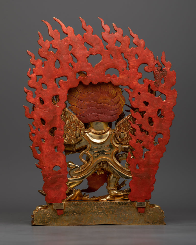 Hayagriva with His Consort Statue | Handcrafted Symbol of Protection and Power