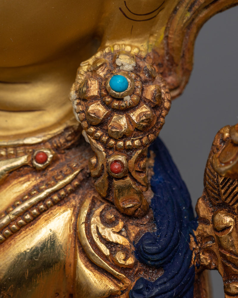 Manjushri A Tibetan Handcrafted Statue | Symbol of Wisdom