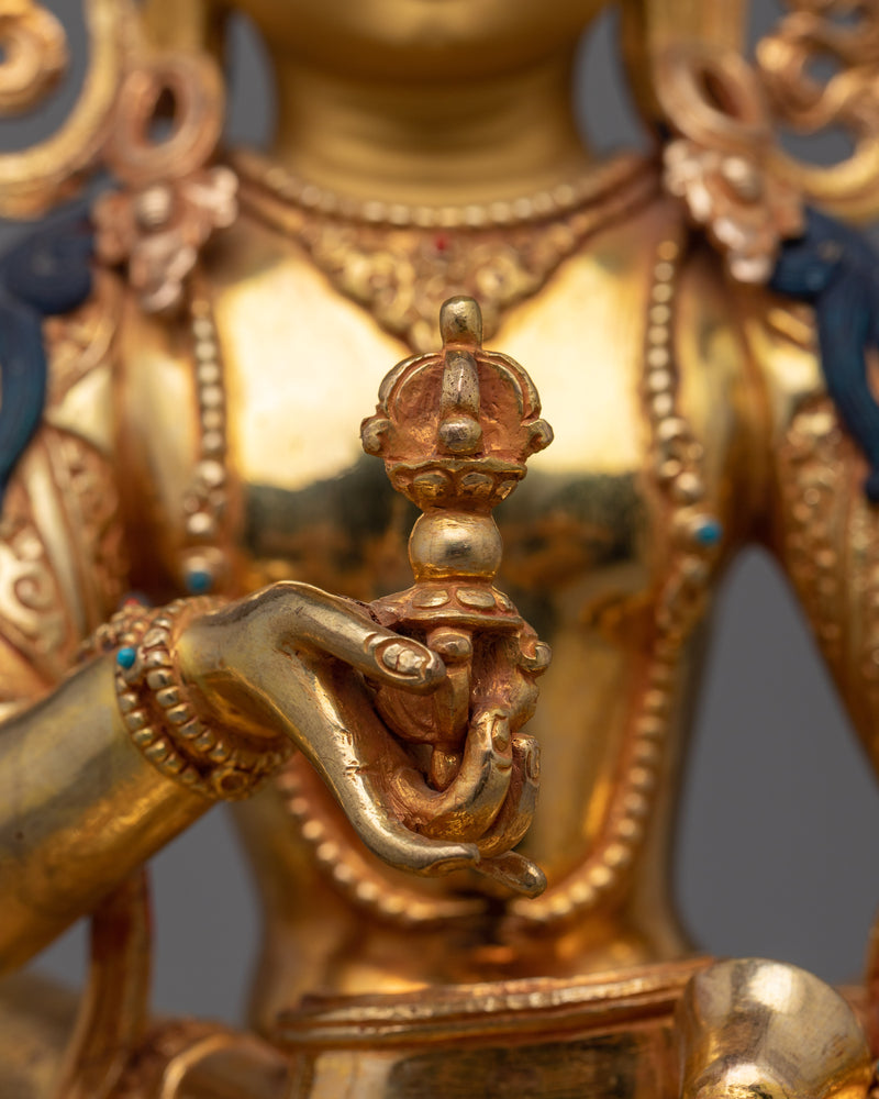 Vajrasattva with His Consort Handcrafted Statue | Symbol of Purity and Unity Artwork