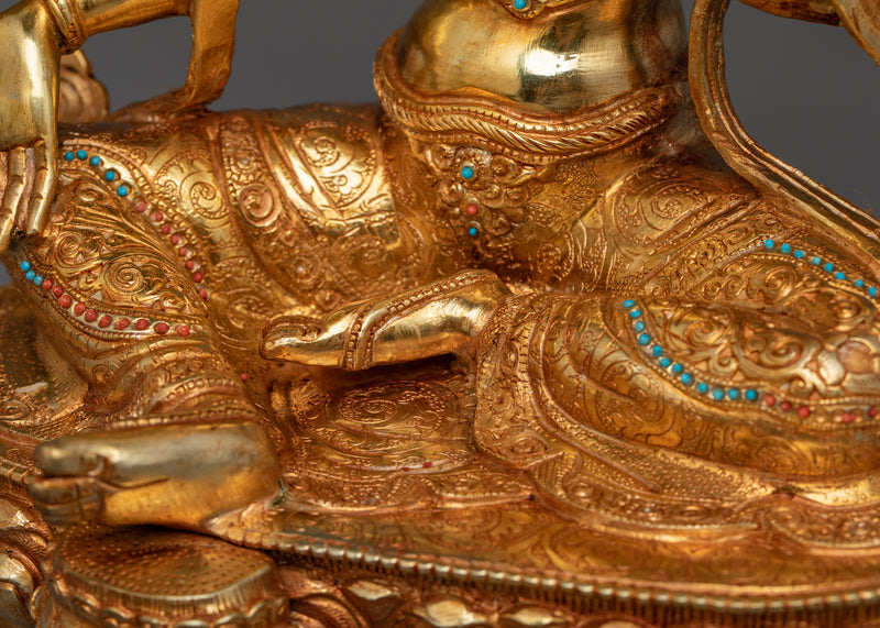 Green Tara Statue Handcrafted in Nepal | Symbol of Compassion and Protection