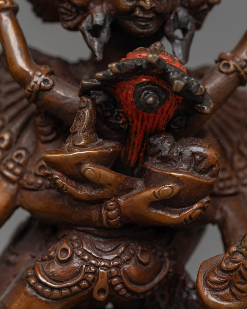 Hevajra Oxidized Statue | Emblem of Esoteric Wisdom