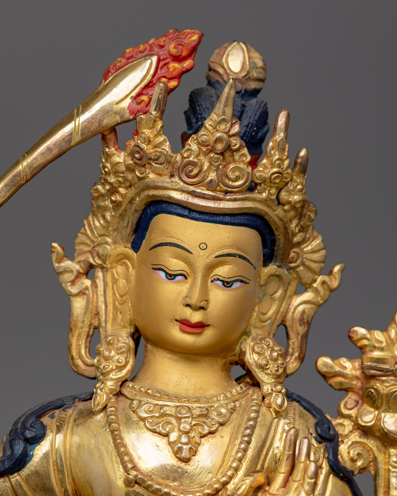 manjushri-gold-gilded-22cm