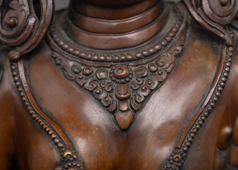 Elegant Green Tara Handcrafted Statue | Essence of Compassionate Action