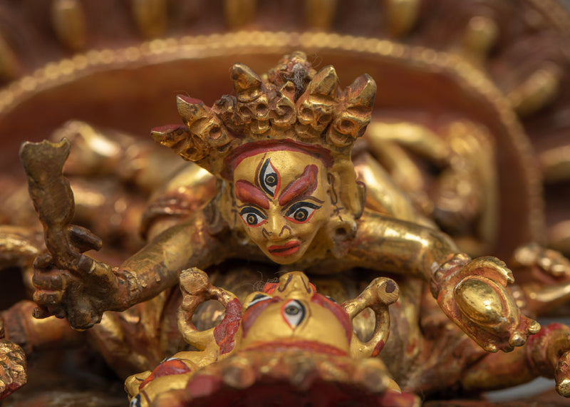 Vajrakilaya Handmade Small Statue | Embodiment of Spiritual Power