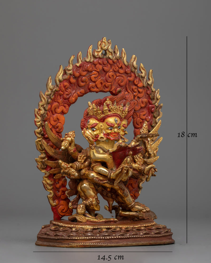 Vajrakilaya Handmade Small Statue | Embodiment of Spiritual Power