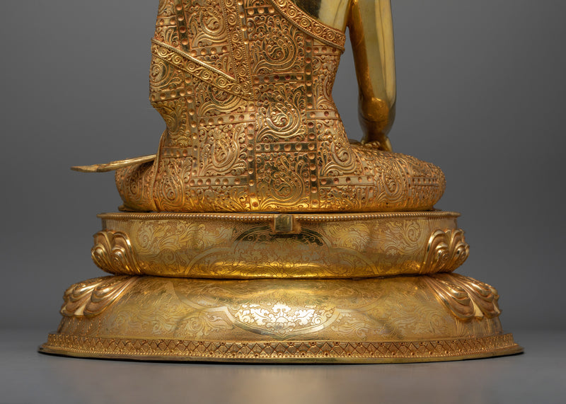 Shakyamuni Buddha Nepalese Handmade Statue | Masterpiece of Spiritual Art