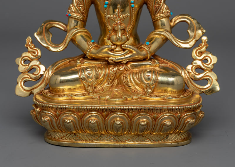 Amitayus Handcrafted Small Statue | Beacon of Longevity