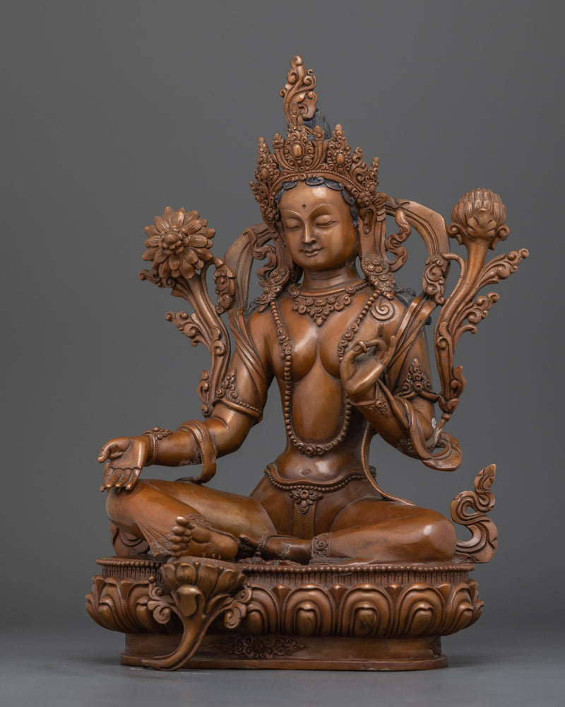 green-tara-hand-carved-oxidized