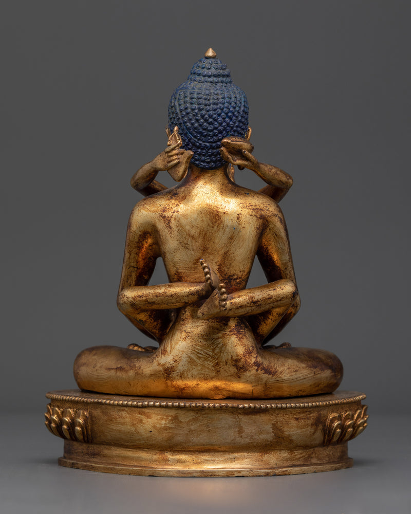 Samantabhadra with Consort Handmade Statue | Union of Compassion and Wisdom