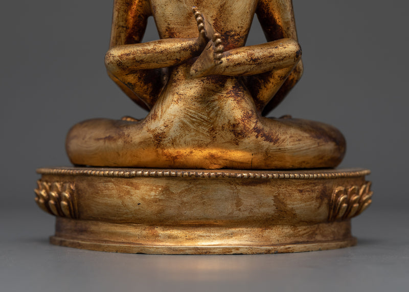 Samantabhadra with Consort Handmade Statue | Union of Compassion and Wisdom