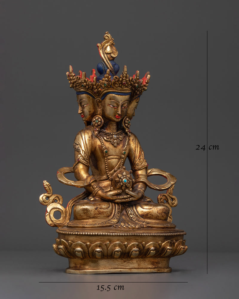 Vairocana Handmade Antique Touch Statue | Radiance of Enlightenment