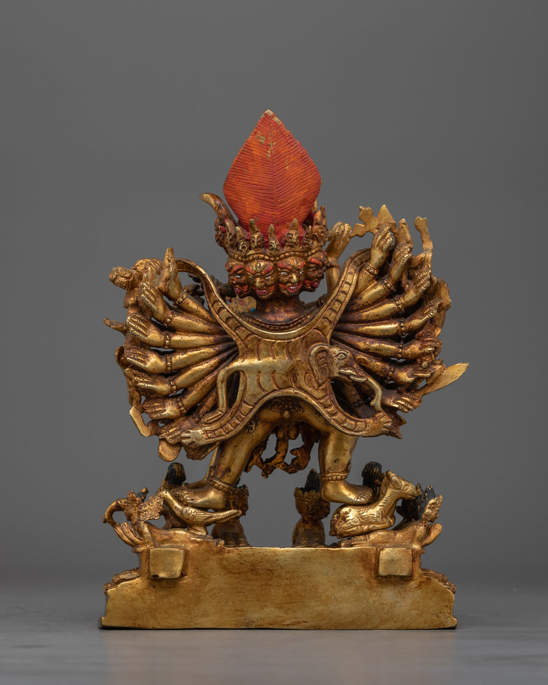 Yamantaka Handmade 30cm Statue | Embodiment of Wrathful Compassion