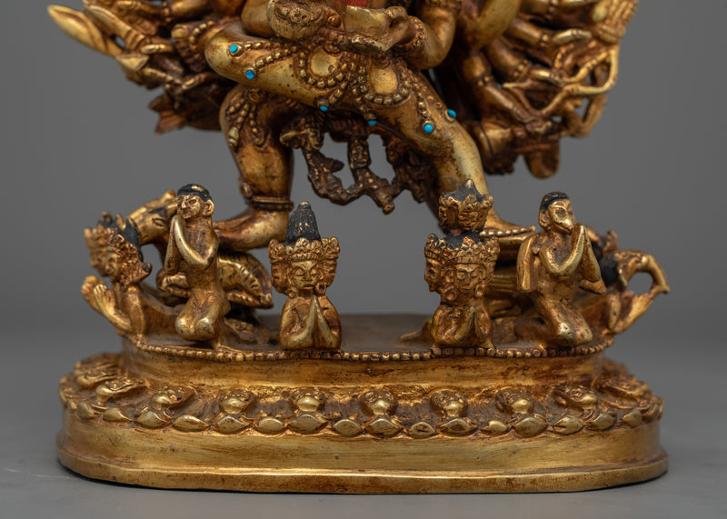 Yamantaka Handmade 30cm Statue | Embodiment of Wrathful Compassion