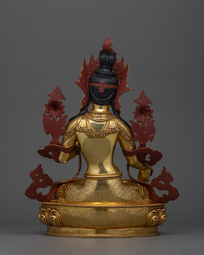 White Tara High-Quality Handmade Statue | Embodiment of Compassion and Longevity