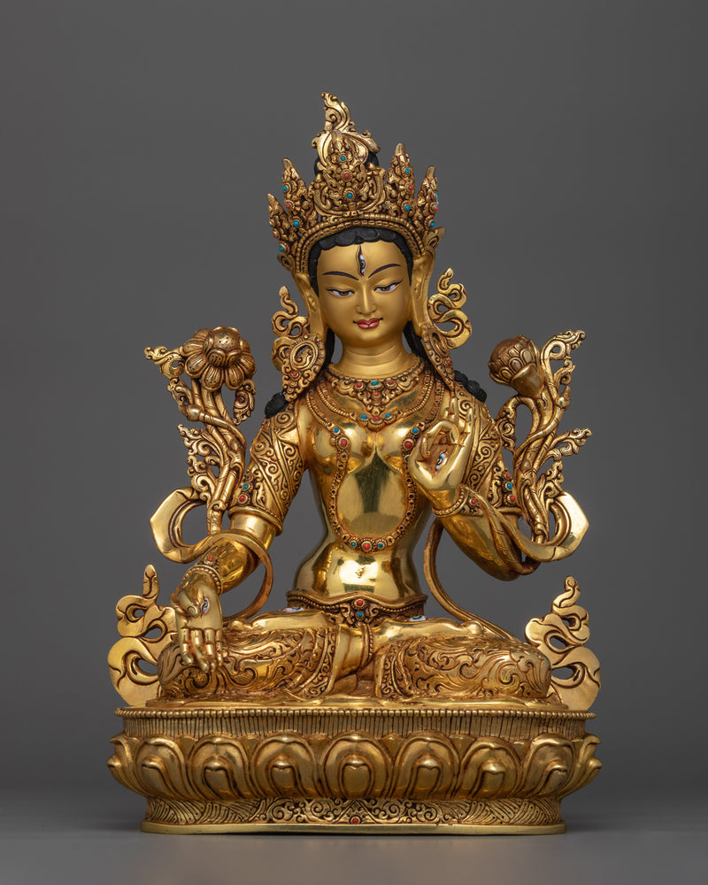 white-tara-nepalese-hand-carved