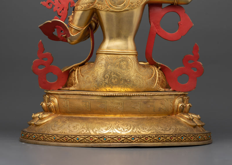 Manjushri an Insightful Deity Statue | Embodiment of Wisdom and Clarity