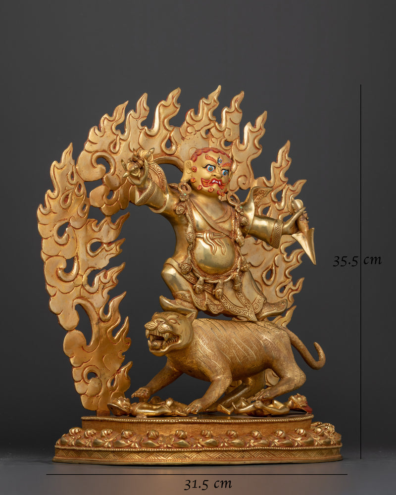 Dorje Drollo a Handmade Nepalese Statue | Embodiment of Fierce Protection and Wisdom