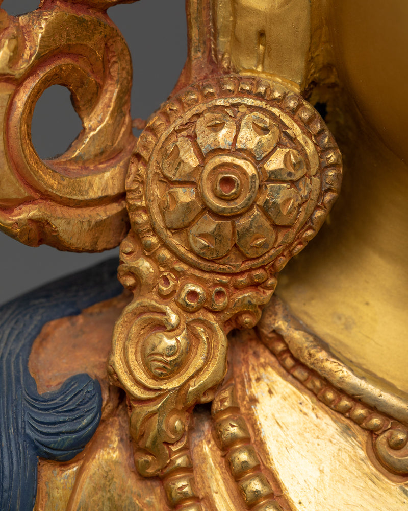 Handcrafted Manjushri Nepalese Statue | Embodiment of Wisdom and Enlightenment