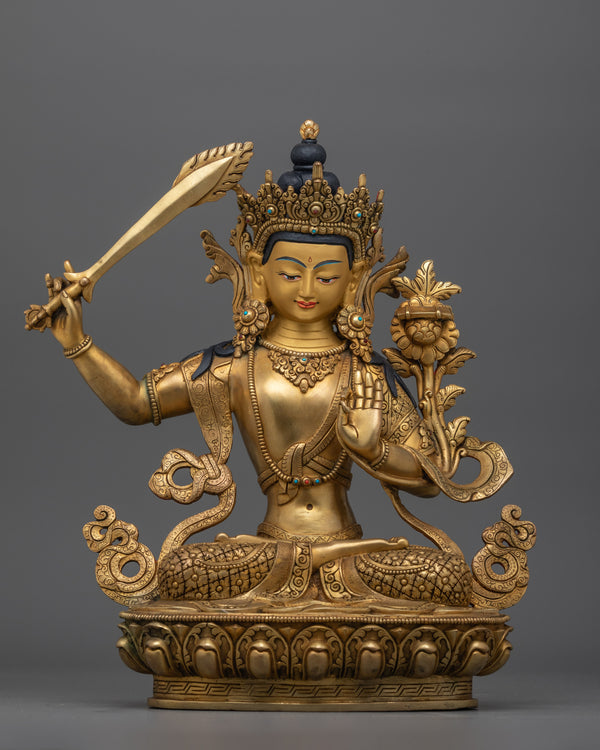 handcrafted-buddhist-deity-manjushri