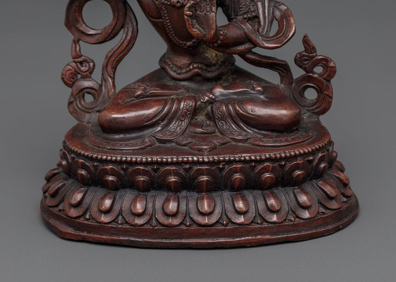 Manjushri Small Handmade Statue | Embodiment of Wisdom and Enlightenment