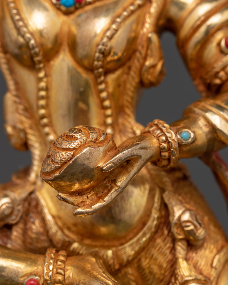 Simhamukha: A Lion Face Dakini Statue | Embodiment of Power and Protection