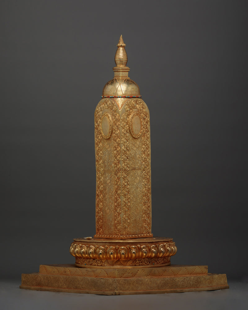 Future Buddha Stupa Handmade Statue | Emblem of Enlightenment and Hope