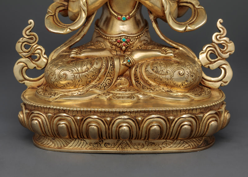 Chenrezig Beautiful Copper Statue | Compassionate Bodhisattva