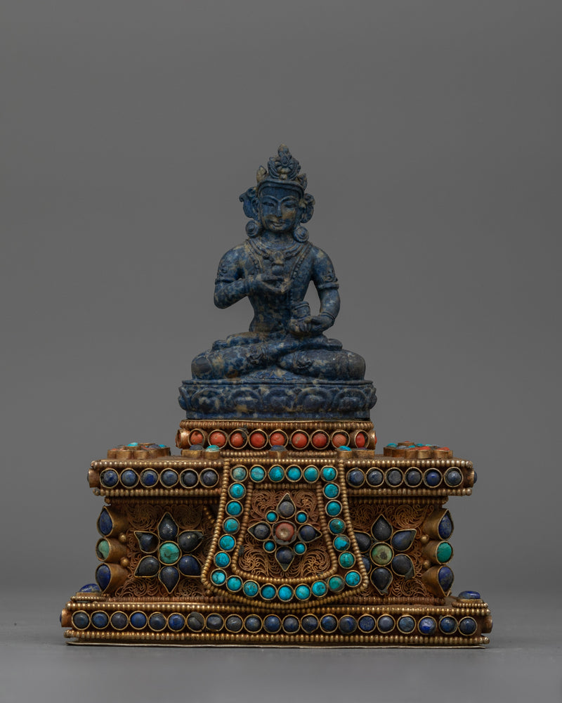 Vajrasattva Stone Statue | The Embodiment of Purity and Enlightenment