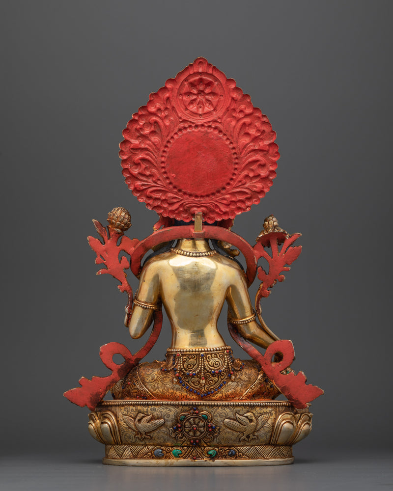 Ma Green Tara Spiritual Sculpture | Protector and Liberator