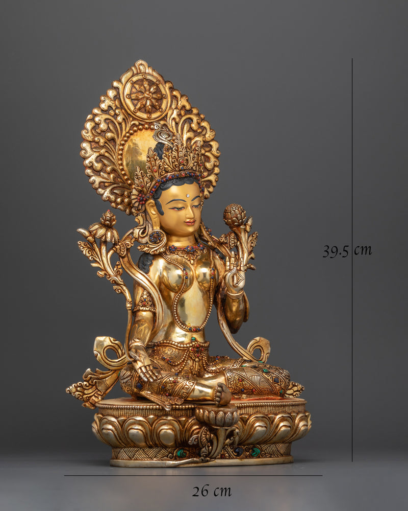 ma green-tara-spiritual sculpture