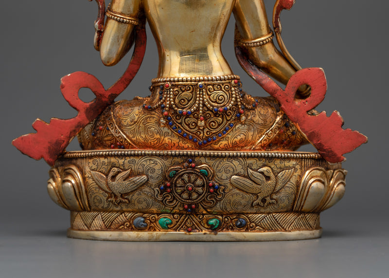 Ma Green Tara Spiritual Sculpture | Protector and Liberator