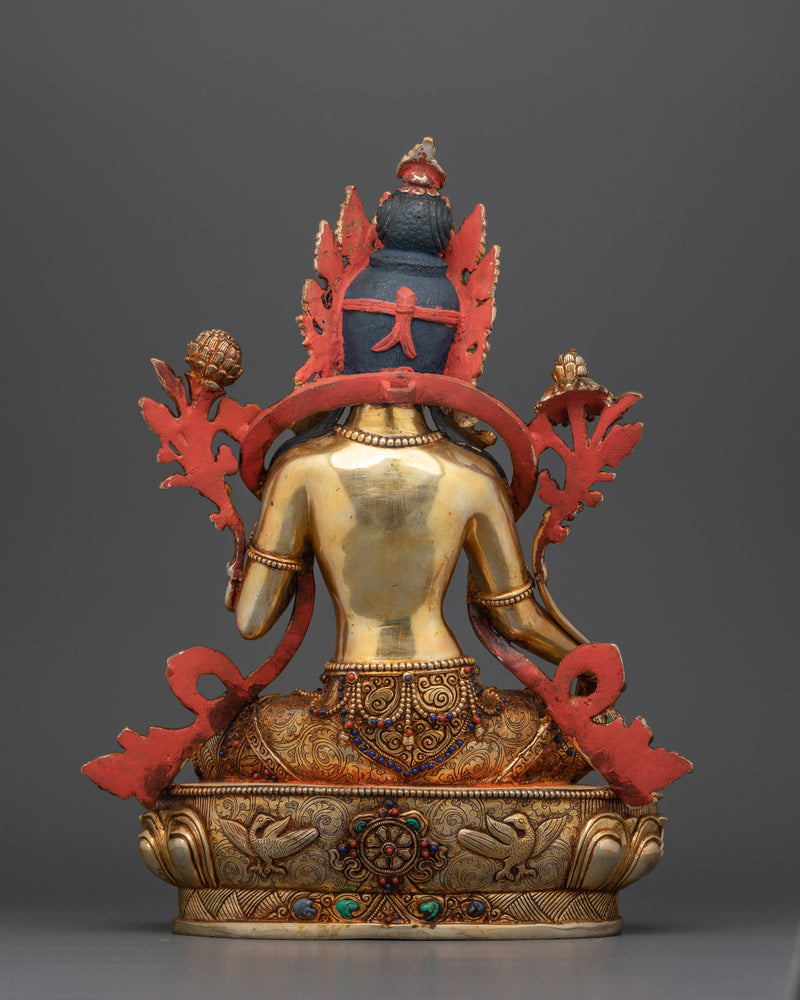 Ma Green Tara Spiritual Sculpture | Protector and Liberator