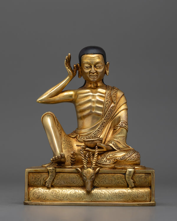 Tibetan Siddha Milarepa Statue