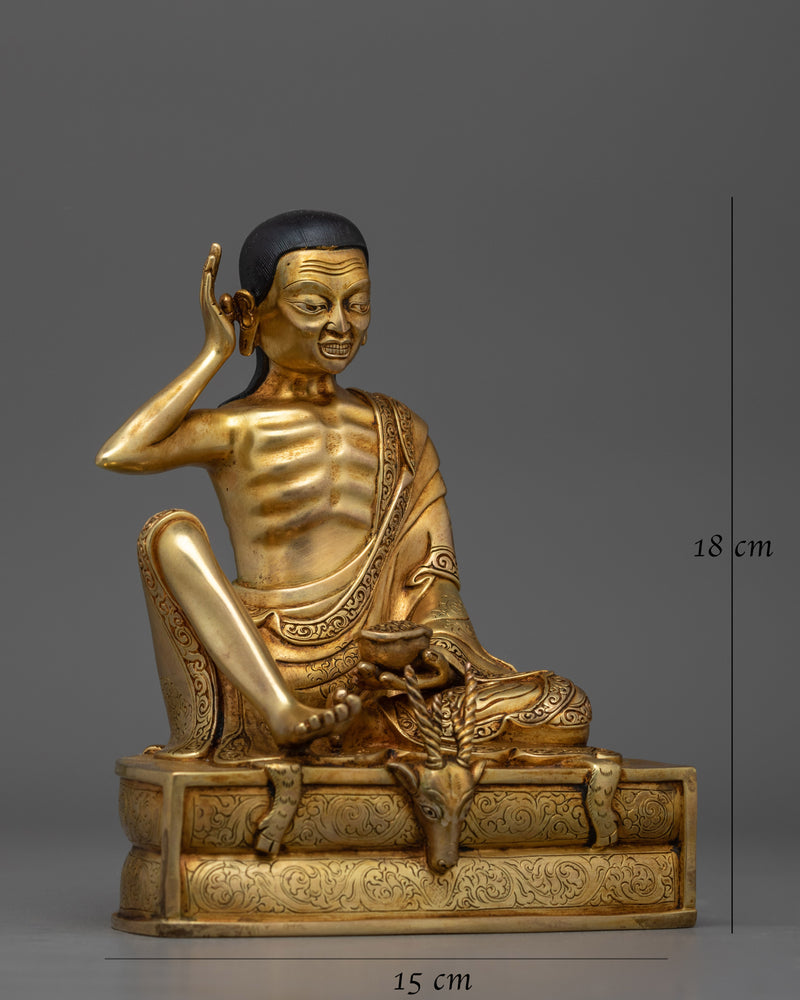 Tibetan Siddha Milarepa Statue | Tibetan Buddhist Master, Yogi