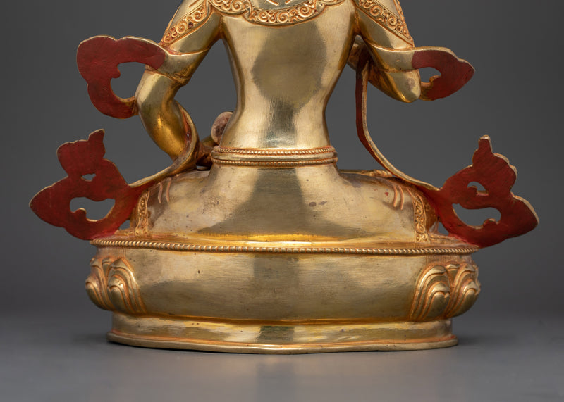 The Bodhisattva of Purification | Vajrasattva 24k Gold Gilded Statue