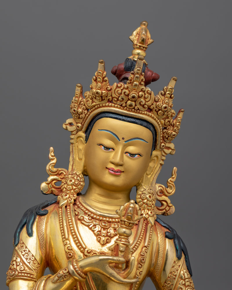 Handcrafted Vajrasattva Copper Statue | The Perfect Symbol of Purity and Transformation