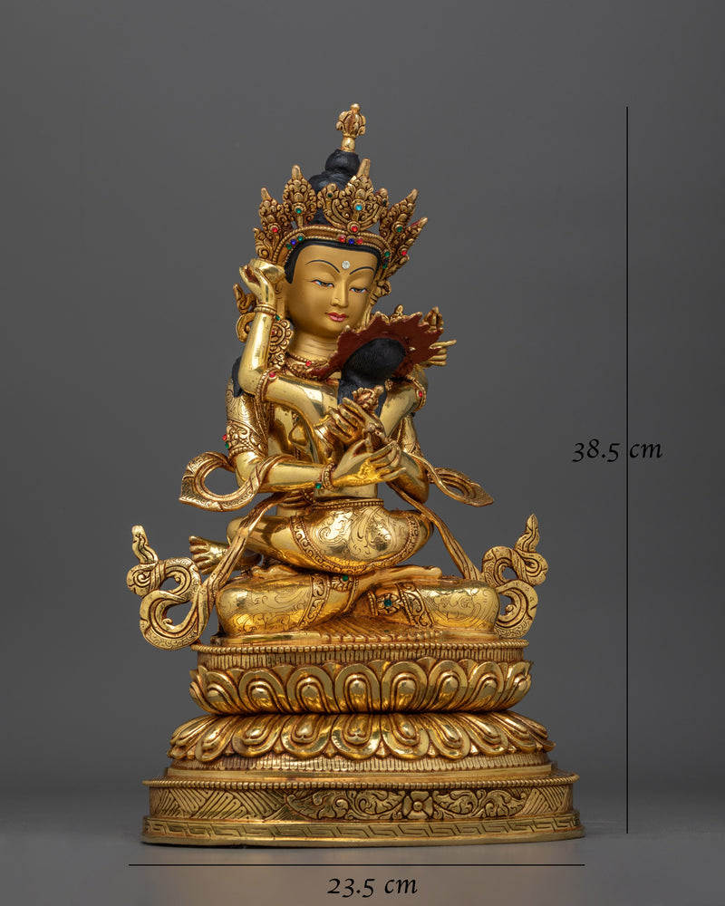 Vajradhara with Consort Copper Statue