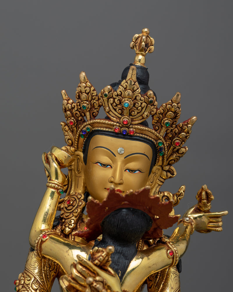 Vajradhara with Consort Copper Statue | The Embodiment of Ultimate Union