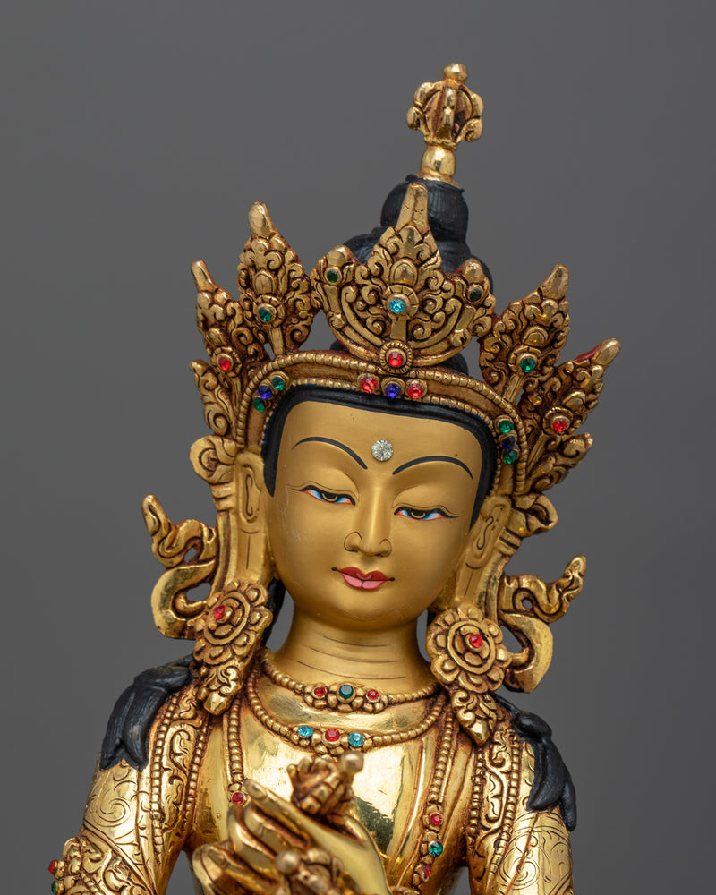 Vajradhara with Consort Copper Statue | The Embodiment of Ultimate Union