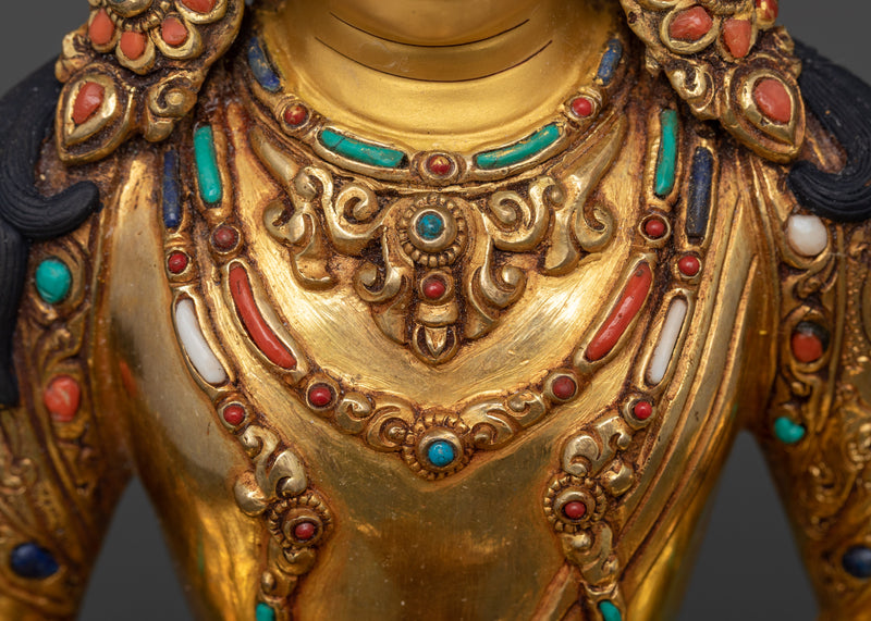 The Buddha of Infinite Life and Longevity | Amitayus Buddha Gilt Statue