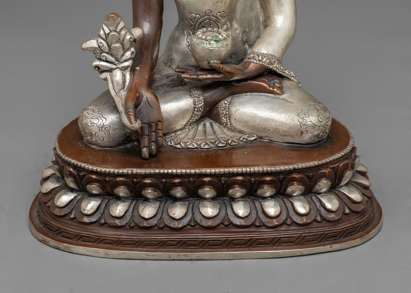 The Healer of Body and Spirit | Medicine Buddha Copper Statue