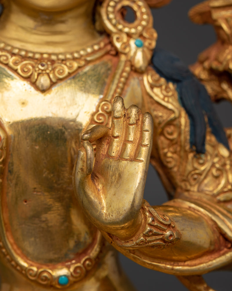 Manjushri Spiritual Sculpture | Embodiment of Wisdom and Insight