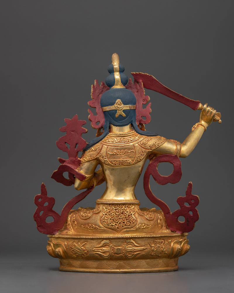 Manjushri Spiritual Sculpture | Embodiment of Wisdom and Insight