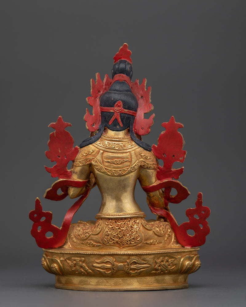 Sita Tara Sculpture for Shrine | Embodying Compassion and Serenity