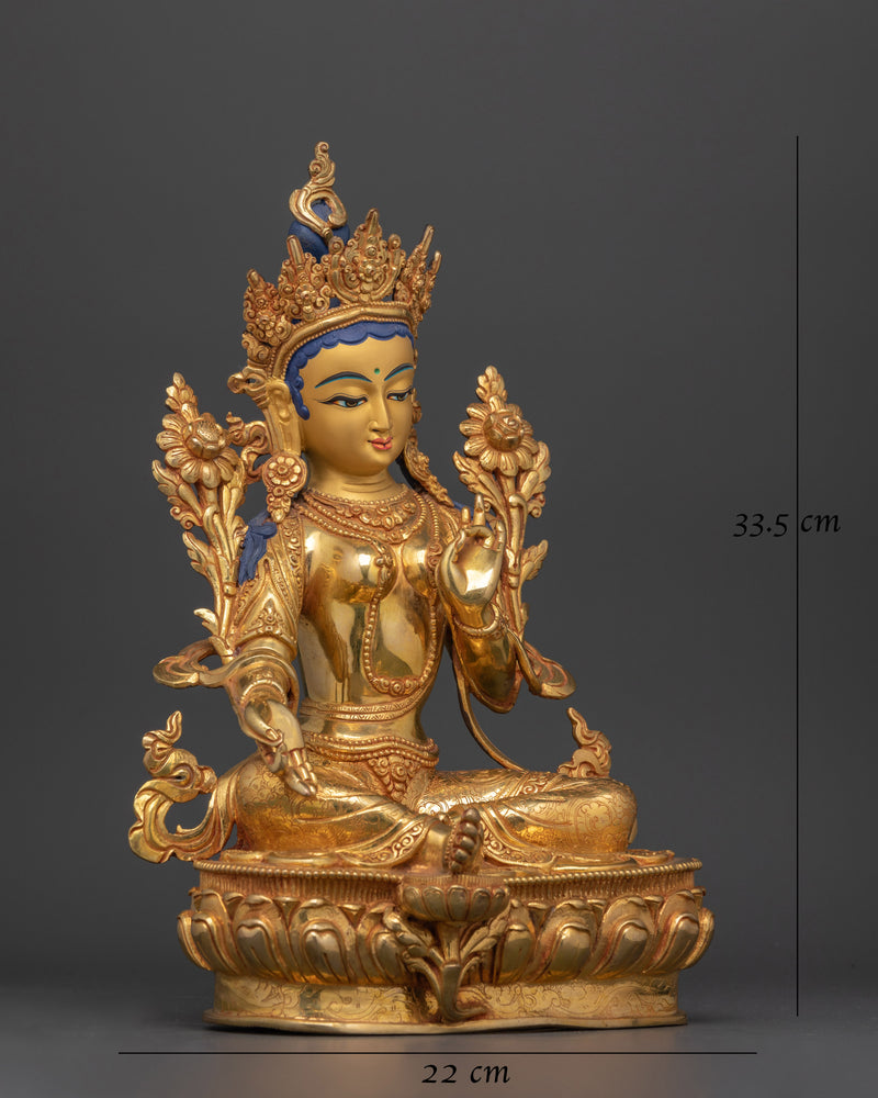 green-tara-buddhist-sculpture-for shrine