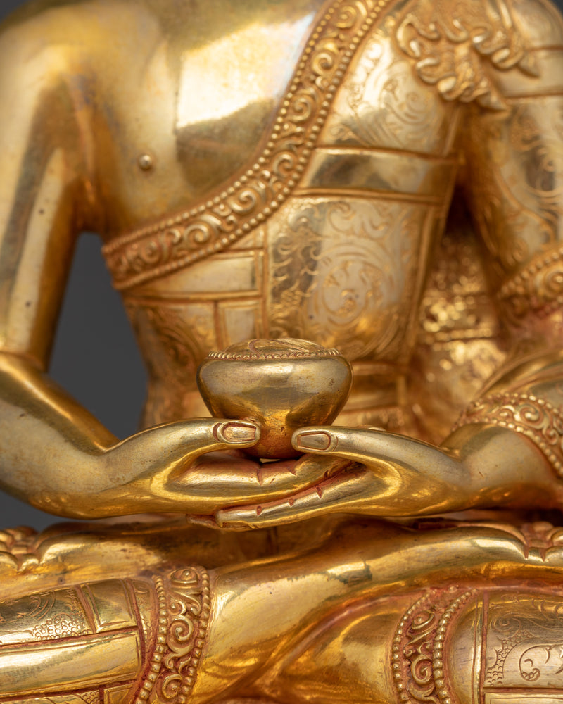 Sacred Amitabha Buddha Sculpture | Guardian of Infinite Light