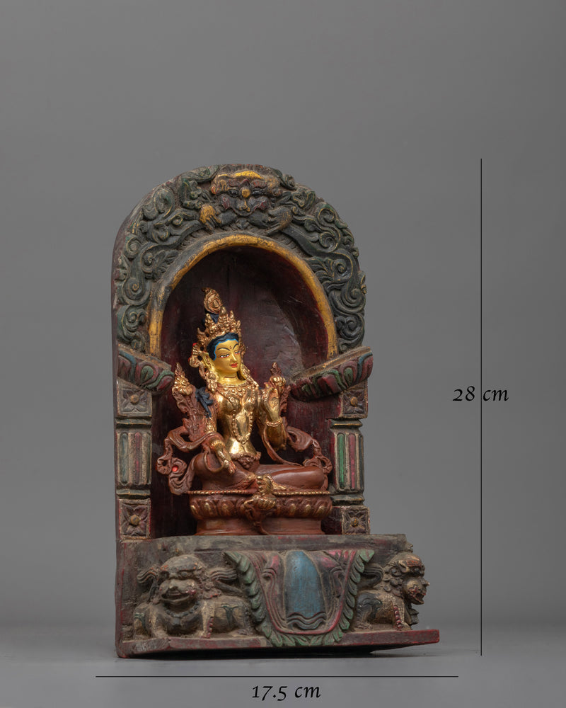 sacred-green-tara-with-throne